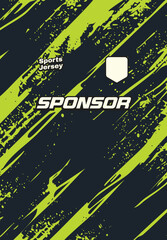 Abstract green grunge background for sports jersey pattern sublimation