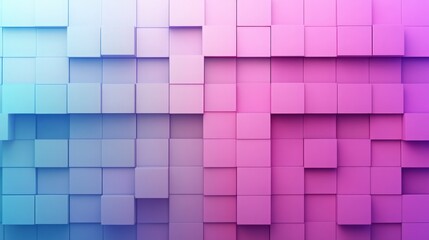 Stunning Abstract Background with 3D Cubes in Vibrant Blue and Pink Gradient, Representing Modernity and Technology. Ideal for Website Banners, Digital Presentations, and Tech-Related Designs.