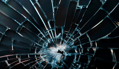 Broken glass texture overlay. Royalty high-quality free best stock of Broken glass on black background
