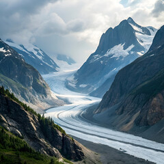mountain road in the mountains