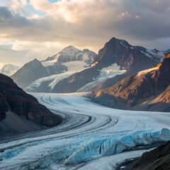mountain landscape in the morning