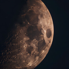 full moon over the moon