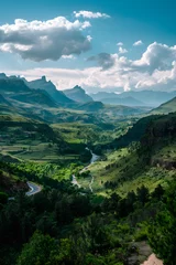 Selbstklebende Fototapeten Enchanting Panorama of Lush Greenery in Tzaneen: Raw Elegance of Nature © Anthony