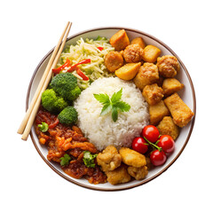 Panda Express Food PNG Photo for Digital Projects
