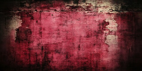 Obraz premium Dark Red Grunge Wall Texture