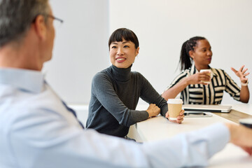 business meeting businesswoman woman office portrait job career happy portrait teamwork colleague...
