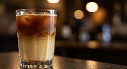 Iced Caramel Macchiato Close-up