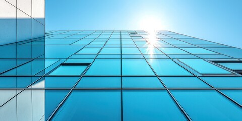 Fototapeta premium Modern Skyscraper Facade (1)