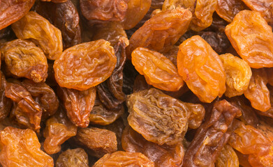 light raisins background texture