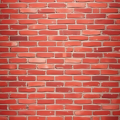 Obraz premium Red brick wall background.