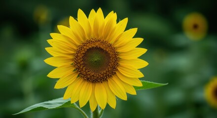Obraz premium Macro Sunflower with Golden Petals