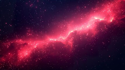 Fototapeta premium Abstract Red Light Beams on Black 