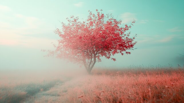 Surreal Motion Blur Landscape
