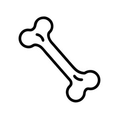 bone vector illustration isolated on white background