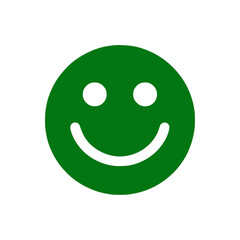 Smiley face icon representing happiness, positivity, and friendliness