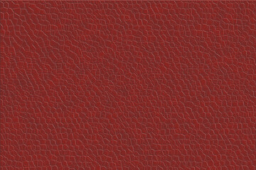 Fototapeta premium Leather texture with a deep red color.