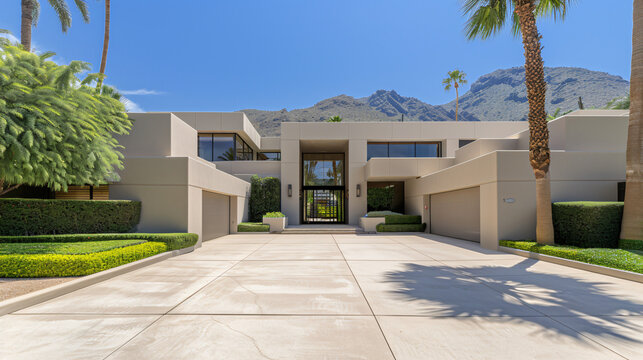 Majestic Desert Oasis A Breathtaking Modern Architectural Masterpiece Nestled in the Arizona