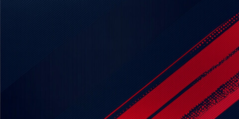 Blue red abstract presentation background with stripes lines 
