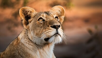 Fototapeta premium lion cub in the grass