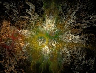 Imaginatory fractal abstract background Image