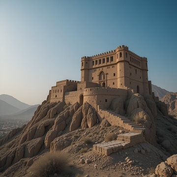 Jabreen Castle in Bahla, Oman.