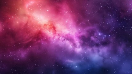 Obraz premium Explore the vast universe, where countless stars and vibrant nebulae dance within the galaxies of the cosmos.