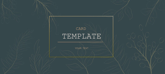 banner, vector template modern minimalistic design