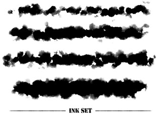 Grunge Ink Brush Strokes
