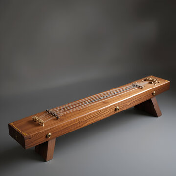 Thai wooden dulcimer musical instrument
