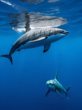 animali marini, squalo, balena, delfino, polpo, ippocampo 0 5