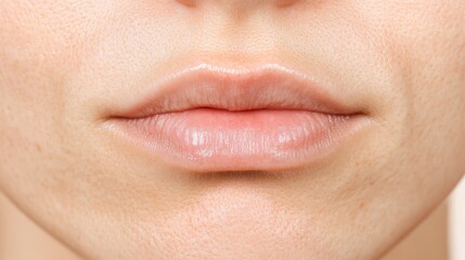 Obraz premium closeup of a womans face with skin imperfections, highlighting problematic areas such as breakouts, redness, and irritation.