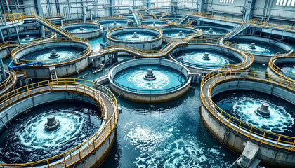 circular and rectangular tanks water