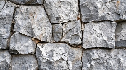 Fototapeta premium Professional Close-up of Gray Stone Wall with Traces of Glue - Usage and Purpose Explained