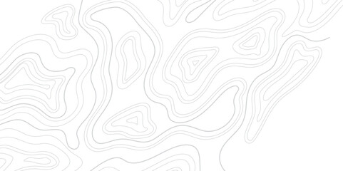 Seamless Geographic Mapping with Elevation Contours and Artistic Abstract Line Patterns for Modern Map Design

