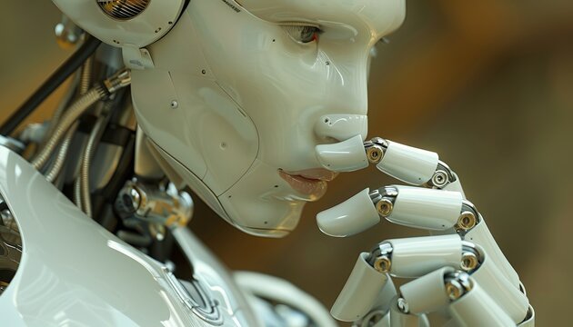 Futuristic ai chatbot interface designed for efficient customer inquiry responses and support