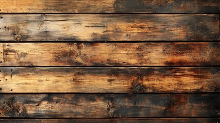 Naklejka premium Grunge Wooden Board Texture Background - AR 16:9