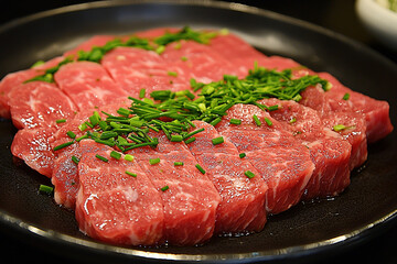 Award winning Photography of Beef and Garlic Chives.