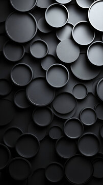 The black circle drops for wallpaper phone