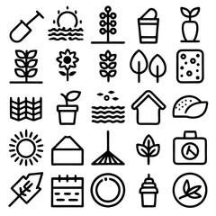home icon set