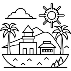 vector illustration of a house