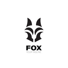 Fox Logo. Fox Logo Design. Fox Logo Brand. Fox Logo Vector Design Isolated on White Background