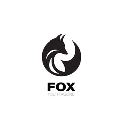 Fox Logo. Fox Logo Design. Fox Logo Brand. Fox Logo Vector Design Isolated on White Background