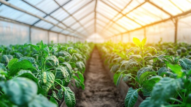 Sustainable agriculture action alternative energy greenhouse plants eco-friendly environment clean energy practices