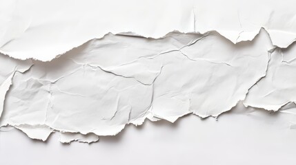 Torn White Paper