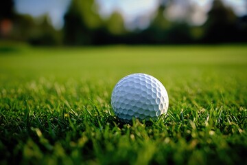 Obraz premium golfball on course