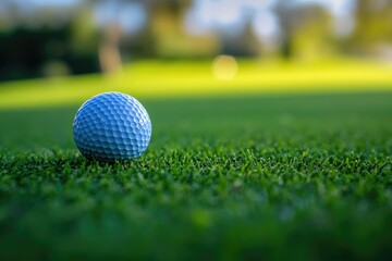 Naklejka premium golfball on course