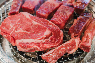 Korean BBQ，San Diego, California，Beef, steak