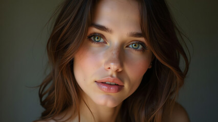 Naklejka premium portrait of a young woman 