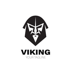 Viking Logo. Viking Logo Design. Viking Logo Brand. Viking Logo Vector Design Isolated on White Background