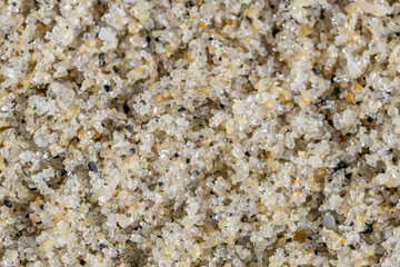 Detail of sand on the beach，La Jolla Tide Pools, San Diego, California

